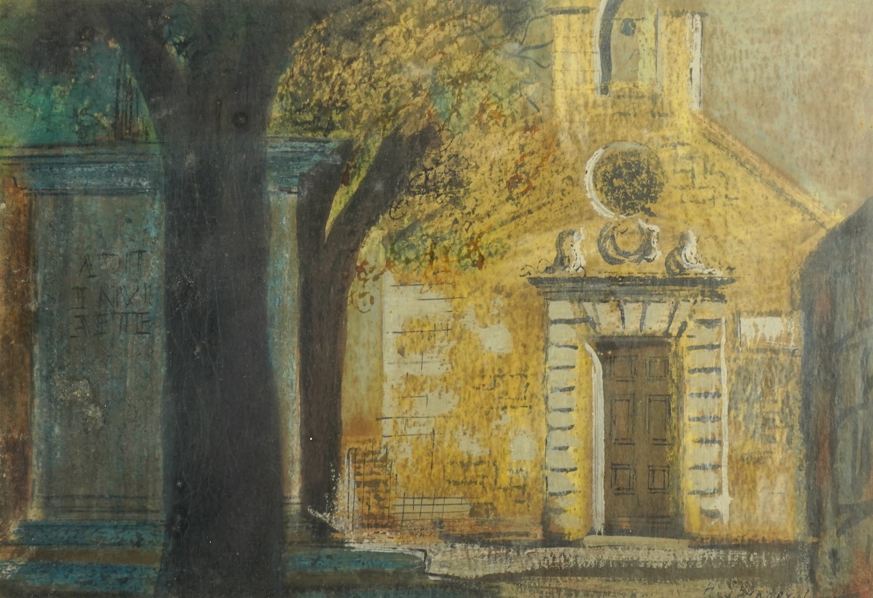 John Humphrey Spender, (1910-2005), 'Saint-Vincent Church, Les Baux-de-Provence'